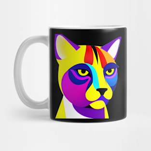 colorful cat Mug